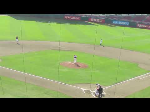 【合同トライアウト2022年11月8日】カープ菊池保則がファイターズ上野響平と楽天 山﨑真彰を打ち取る