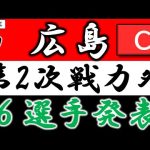 広島カープ【２０２２年・第二次戦力外発表】『６選手』白濱裕太捕手・安部友裕内野手・中田廉投手・菊池保則投手・山口翔投手・田中法彦投手らがリリースへ