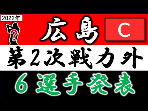 広島カープ【２０２２年・第二次戦力外発表】『６選手』白濱裕太捕手・安部友裕内野手・中田廉投手・菊池保則投手・山口翔投手・田中法彦投手らがリリースへ