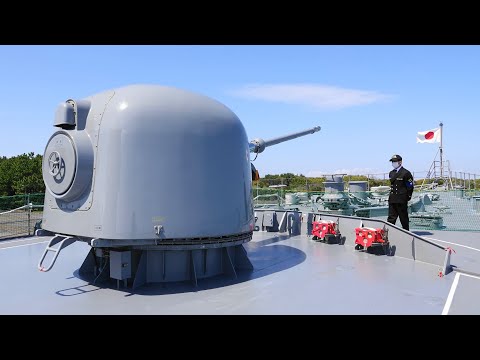 【海上自衛隊】 護衛艦じんつう 76mm速射砲(2022 0327)