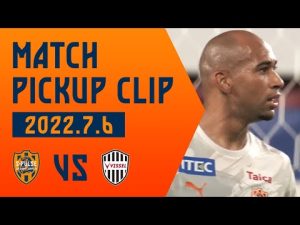 【ピックアップクリップ】「片山瑛一のクロスにチアゴサンタナが頭で合わせる。ボールはネットを揺らすが、判定はオフサイド！！」7.6 ヴィッセル神戸 ＠ノエスタ