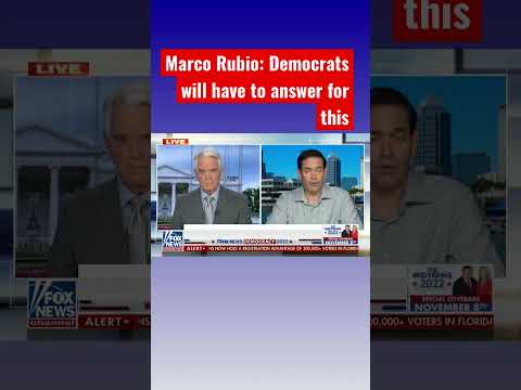 Marco Rubio: Democrats have been a disaster #shorts