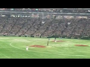 日本ハム、宇佐見真吾タイムリーツーベース