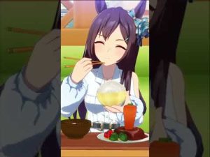 【ウマ娘】メジロドーベルうまさんぽ食事シーン【CV：久保田ひかり】