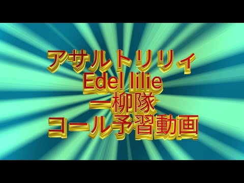 【アサルトリリィ】Edel Lilie/一柳隊　コール予習動画【ブシロード15周年ライブ】