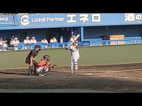 【ヤクルト秋季キャンプ】　【プロ野球】前中日の三ツ俣大樹　ヤクルト移籍後初打席です　マンダリンパイレーツ　　ヤングスワローズ
