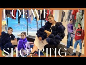 【ショッピング】大人気のLOEWEのお財布、バッグ、お洋服をたっぷりご紹介します！【LOEWE】