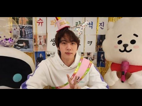 【日本語字幕/BTS】ソクジンの誕生日Weverseライブ