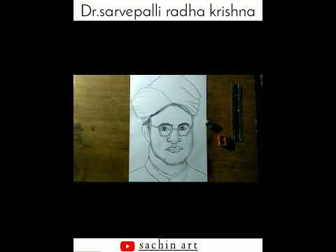 Dr.sarvepalli radha krishna drawing videofull dekbar ac6to description ne link ac6