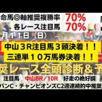 【平場厳選推奨】2022 12月11日  2場全レース全頭診断＆予想　平場予想 前日注目馬超絶好調！！