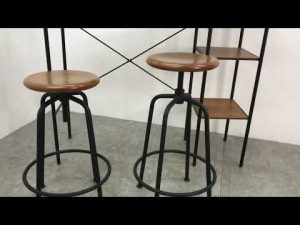 ●niko andニコアンドカウンターテーブル 3点セット アダストリア カウンターチェア ダイニングテーブル 引取り推奨●r22111101