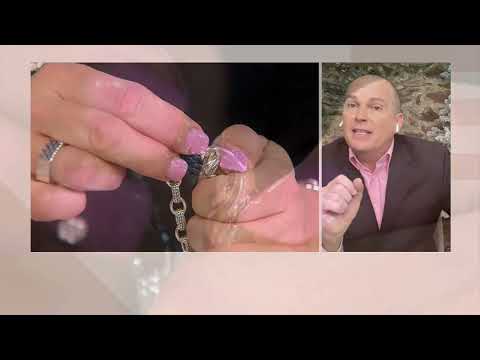 JAI Sterling Silver Textured Link Bracelet, 15.8 - 19.5g on QVC