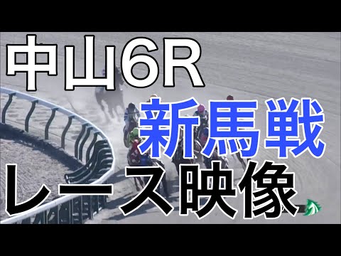12/28 中山6R新馬戦レース映像