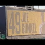 ﾎｰｸｽへ? 20220724　先発のガンケル先生　登板時の登場曲【｢Nobody's Home｣／ONE OK ROCK】　1回表　阪神ﾀｲｶﾞｰｽ　ｼﾞｮｰ･ｶﾞﾝｹﾙ@阪神甲子園球場･ﾚﾌﾄ外野