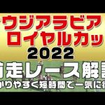 【サウジアラビアロイヤルカップ 2022】参考レース解説。サウジアラビアRCの登録予定馬のこれまでのレースぶりを初心者にも分かりやすい解説で振り返りました。