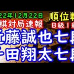 将棋対局速報▲近藤誠也七段（５勝４敗）－△千田翔太七段（４勝４敗）第81期順位戦Ｂ級１組10回戦
