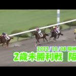 2022/10/08【パドック返し馬つき】阪神1R　2歳未勝利戦　　☆マニバドラ　Speightstown　　(^^♪レースは8分ころから(^^♪