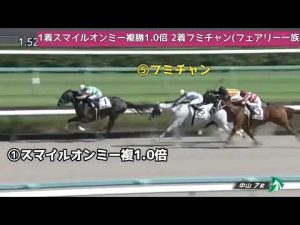 中京8R 複勝1.0倍元返しスマイルオンミーとフミチャン(フェアリー 一族)