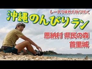［沖縄ラン］レース翌日ダウンジョグで山・海・町をランニング（恩納村 県民の森・首里城）