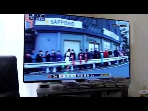 2023年1月2日　箱根駅伝　第５区　「宮ノ下」で、1位駒澤と2位中央の差が19秒