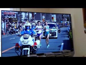 2023年1月2日　箱根駅伝　青山学院、駒澤が優勝争いで第５区へ