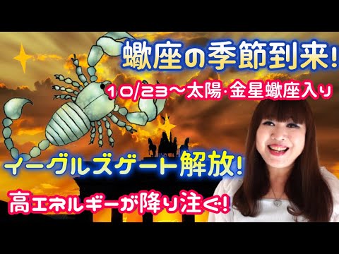 🦂【イーグルズゲート】11/7、11/8、11/11 高次元のエネルギーが降り注ぐ✨イーグルズゲート解放💫蠍座の季節到来！