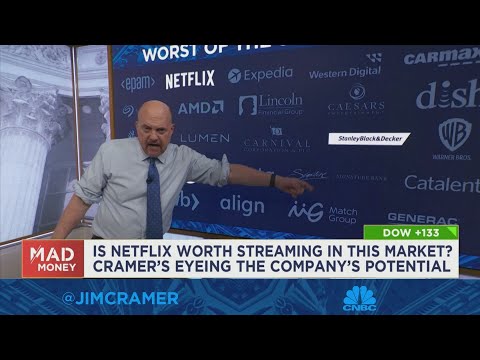 Jim Cramer gives his take on Netflix stock