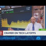 Jim Cramer gives his thoughts on Salesforce layoffs