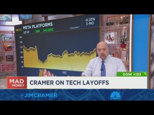 Jim Cramer gives his thoughts on Salesforce layoffs