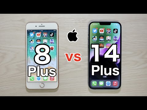iPhone8 Plus vs iPhone14 Plus 実機スピードテスト その実力差は。iPhoneの4世代差とはどのようなものか?!(SpeedTest)