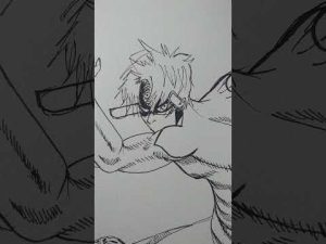 [ダンダダン]10分一発描き　ジジ　＃shorts 　#イラスト