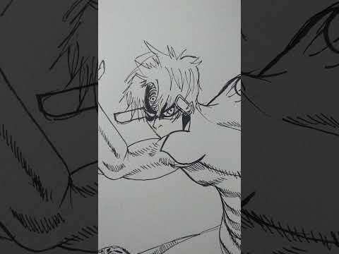 [ダンダダン]10分一発描き　ジジ　＃shorts 　#イラスト