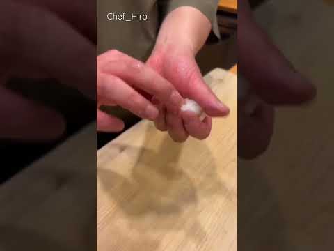 炙りホッキ貝の握りが美味すぎた #sushi#寿司