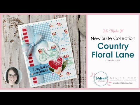 Stampin Up Country Bouquet: FB Live Tutorial Tuesday Jan 10 2023