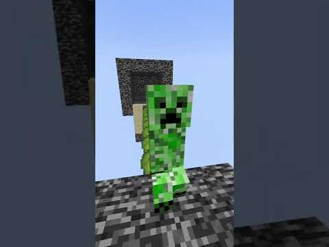 クリーパーにスピードの再テストをするとどうなるのか検証してみた結果‼ マイクラ #shorts