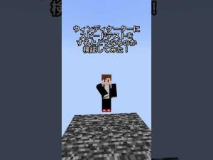 ウィンディケーターにスピードテストをするとどうなるのか検証してみた結果‼　　マイクラ　#shorts