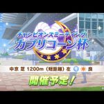 【ウマ娘】チャンミ１８冠配信者のカプリコーン杯決勝行くぞ