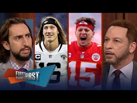 Patrick Mahomes warns Chiefs not to look past Trevor Lawrence, Jaguars | NFL | FIRST THINGS FIRST
