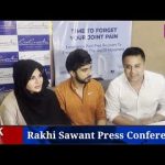 Rakhi Sawant Press Conference After First Look In Hijab,Adil & Wahid Ali Khan Together at Hospital