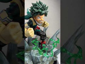 【名シーン】緑谷出久フィギュアのジオラマを１００均にある物だけで作ってみた！