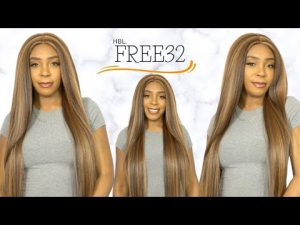 Motown Tress Glam Touch Human Hair Blend Lace Wig - HBL FREE32 --/WIGTYPES.COM
