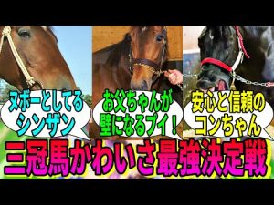 【競馬の反応集】「「三冠馬”かわいさ”最強は？」に対する視聴者の反応集