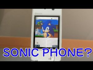 FOMA P902iS ソニックと電話できる!? 携帯電話