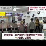 【大分】雪による倒竹でＪＲに影響