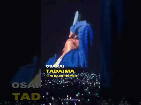 TREASURE Asahi "OSAKA, I'M BACK HOME" Hello Japan Tour Concert 230128 #트레저 #kpop #shorts