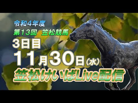 笠松けいばライブ配信R4.11.30