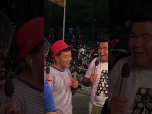 【超激レア】 ゴリけん＆斉藤優  2人の仕事 NHK生中継でアナウンサーに反論するゴリさんをフォローする斉藤さん 西日本大濠花火大会 2017/8/1 #ゴリパラ #ゴリパラ見聞録 #shorts