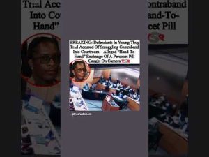 YSL  Young  Thug cought smuggling drugs during Court