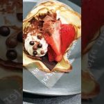 コート・ダジュールというケーキ屋さんのクレープ。そりゃ美味しいよ！#ケーキ屋さん #クレープ #スイーツ