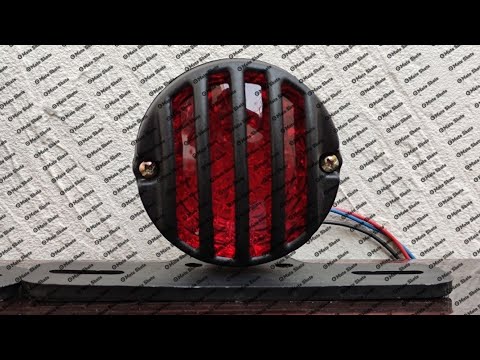 Motorcycle Cafe Racer Back Light / Tail Light/ With Number Plate Holder Universal For All Bike CD-70